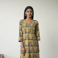 Block Printed Cotton Straight Ajrakh Kurta 35