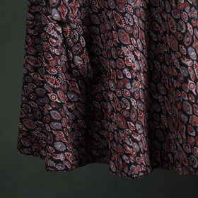 Ajrakh Hand Block Print Cotton Wrap Around Skirt 26