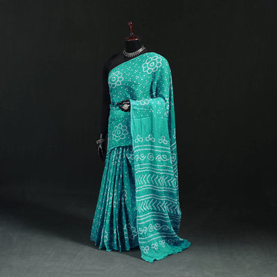 Kutch Bandhani Tie-Dye Cotton Saree 59