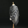 Ajrakh Hand Block Print Natural Dyed Handwoven Acrylic Wool Shawl 25