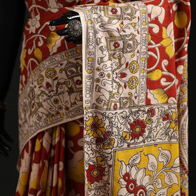 Kalamkari Printed Cotton Saree 09
