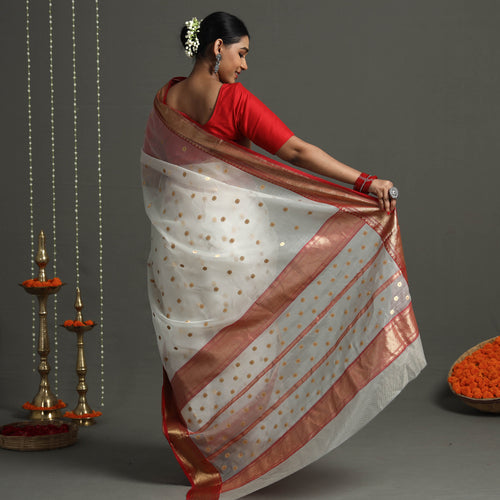 chanderi silk saree