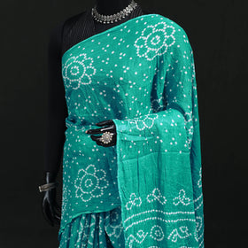 Kutch Bandhani Tie-Dye Cotton Saree 59
