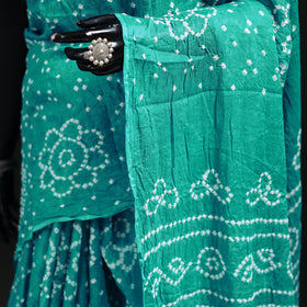 Kutch Bandhani Tie-Dye Cotton Saree 59