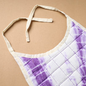 Purple Handmade Cotton Baby Bib