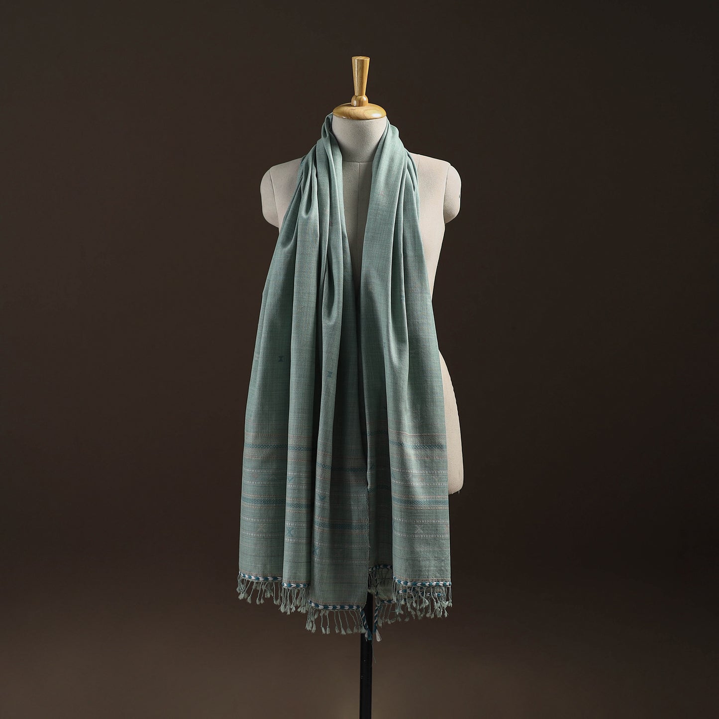 Kutch Bhujodi Handwoven Merino Wool Shawl 11