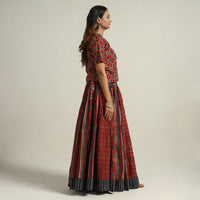 Ajrakh Patchwork Skirt 