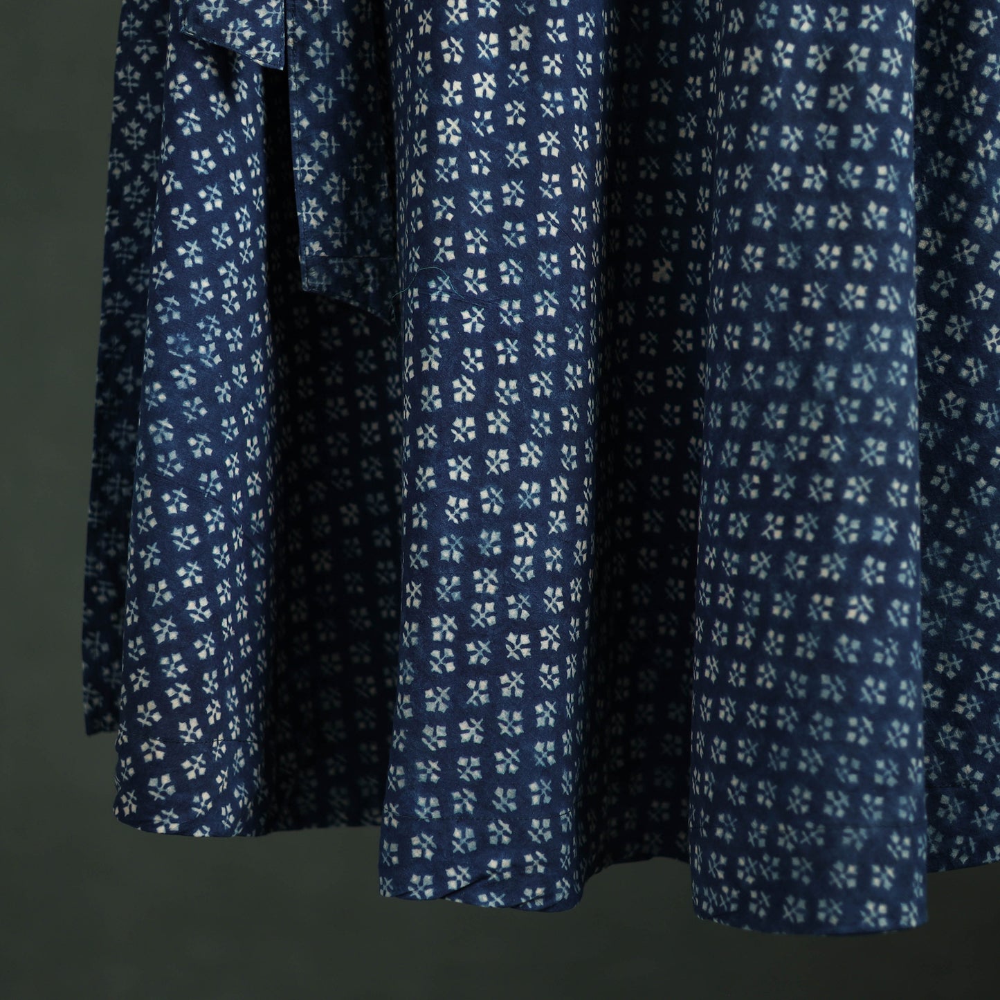 Ajrakh Hand Block Print Cotton Wrap Around Skirt 27