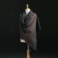 Ajrakh Hand Block Print Natural Dyed Handwoven Acrylic Wool Shawl 26