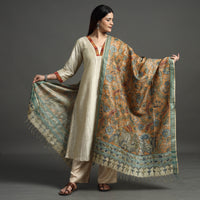 kalamkari silk dupatta