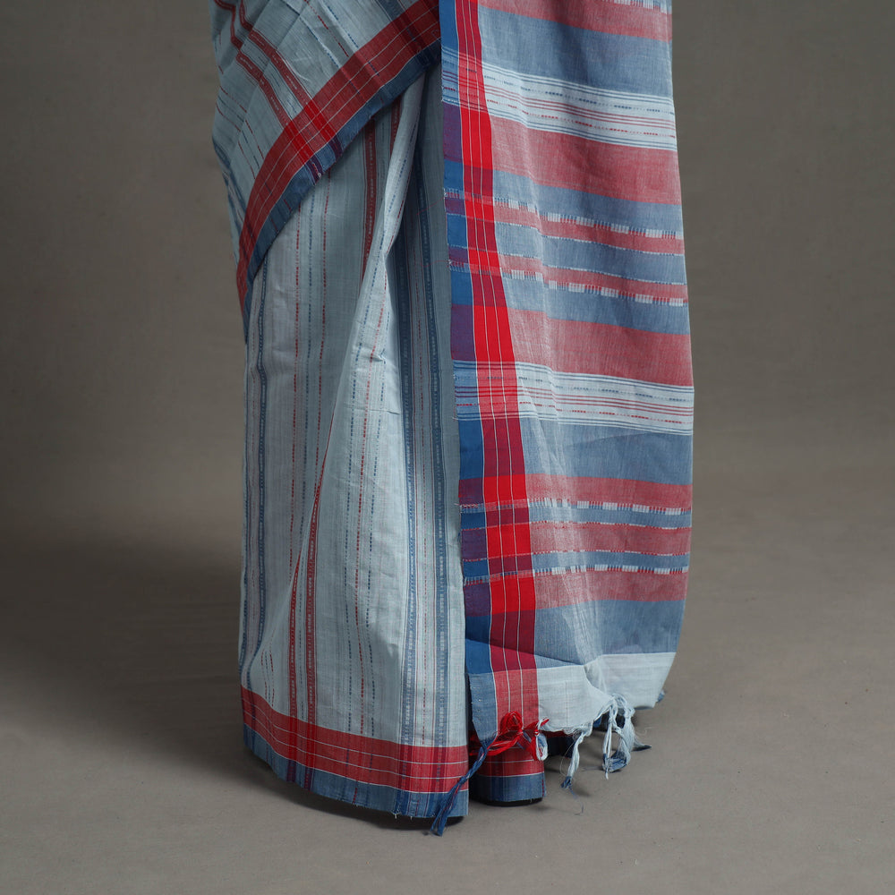 Blue - Ballakammi Cotton Handloom Saree 68