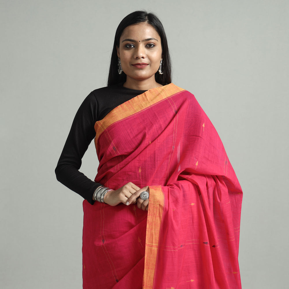 jamdani buti saree