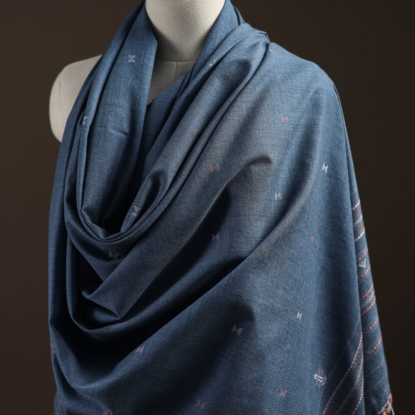 Kutch Bhujodi Handwoven Merino Wool Shawl 12