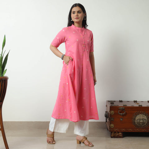 jacquard kurta