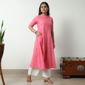 jacquard kurta