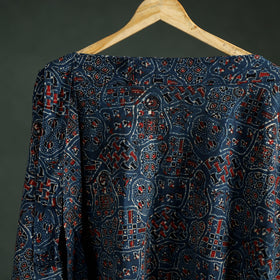 Ajrakh Hand Block Print Cotton Wrap Around Skirt 06