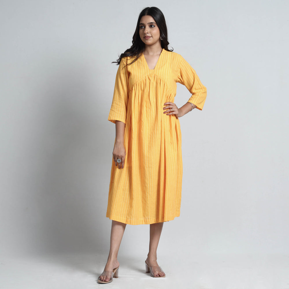 jacquard cotton dress