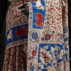 Kalamkari Printed Cotton Saree 10