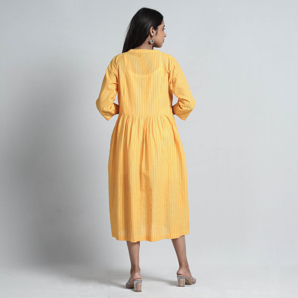 jacquard cotton dress