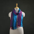 Multicolor - Double Shade Kumaun Handwoven Pure Merino Wool Stole 145