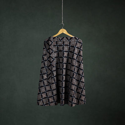 Ajrakh Hand Block Print Cotton Wrap Around Skirt 07