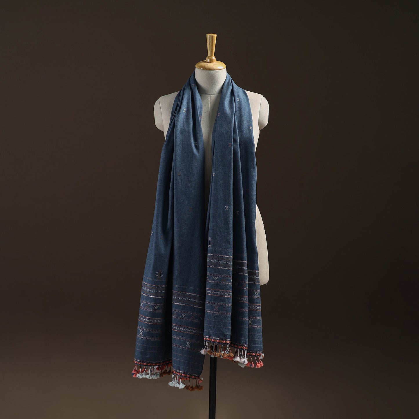 Kutch Bhujodi Handwoven Merino Wool Shawl 12