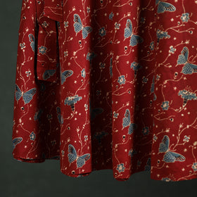 Ajrakh Hand Block Print Cotton Wrap Around Skirt 29
