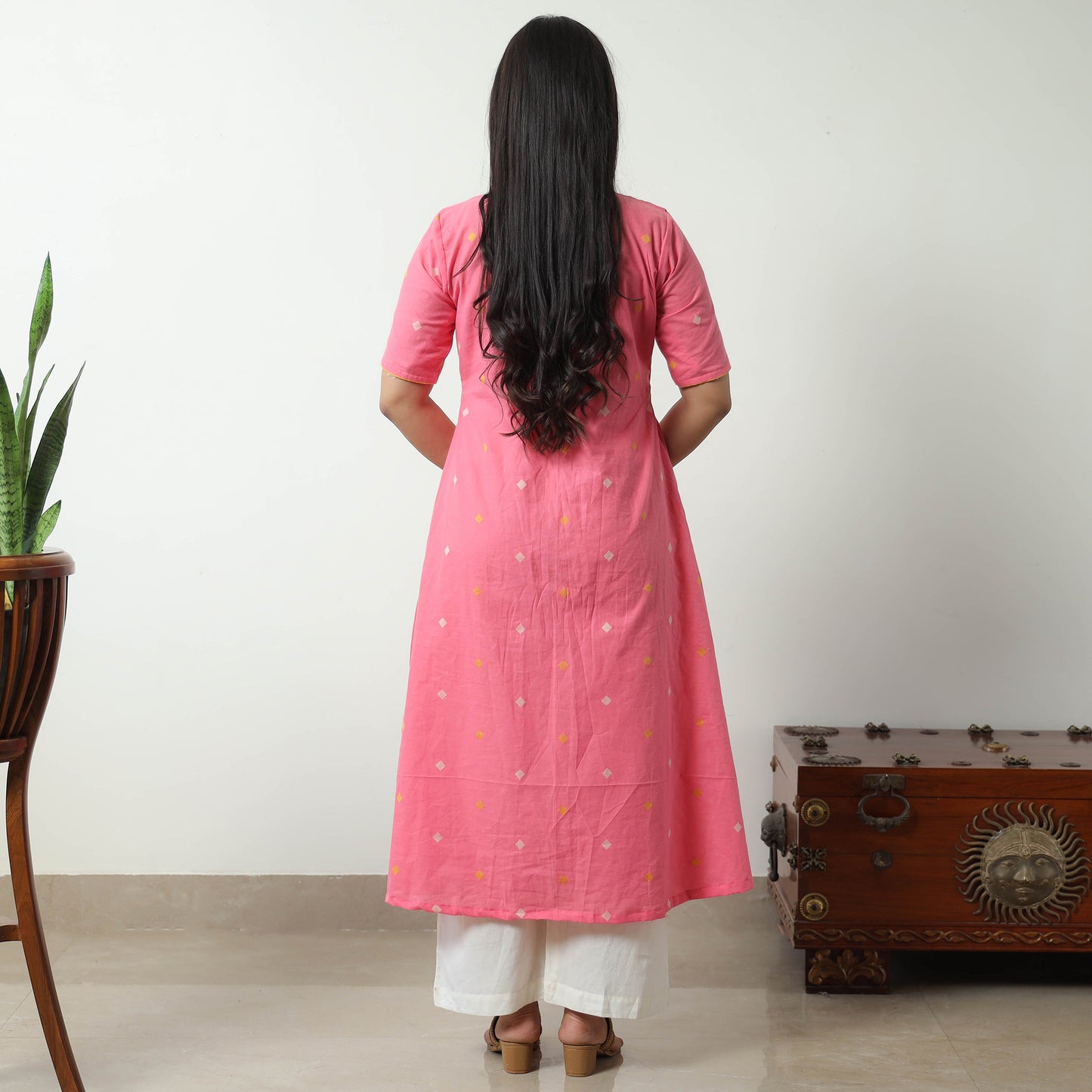 jacquard kurta