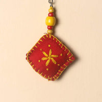 Handcrafted Phulkari Embroidered Keychain 19