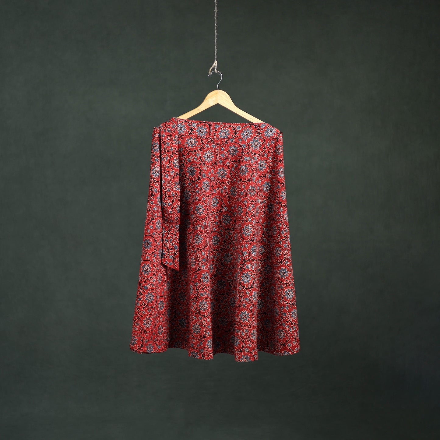 Ajrakh Hand Block Print Cotton Wrap Around Skirt 30