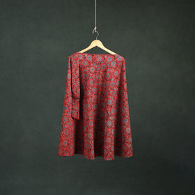 Ajrakh Hand Block Print Cotton Wrap Around Skirt 30