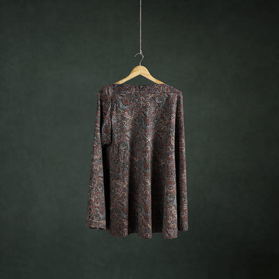 Ajrakh Hand Block Print Cotton Wrap Around Skirt 08
