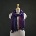 Multicolor - Double Shade Kumaun Handwoven Pure Merino Wool Stole 148
