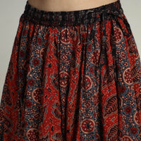 Multicolor - Kutch Block Printed 24 Kali Cotton Long Skirt 20