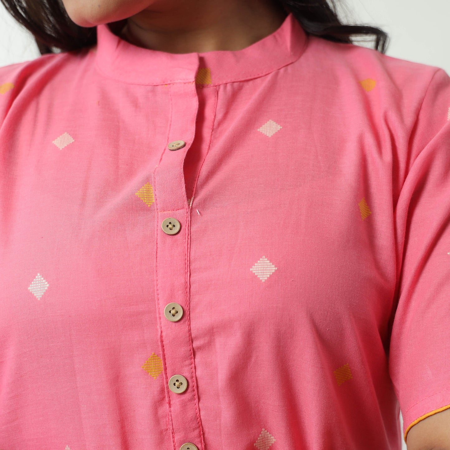 jacquard kurta
