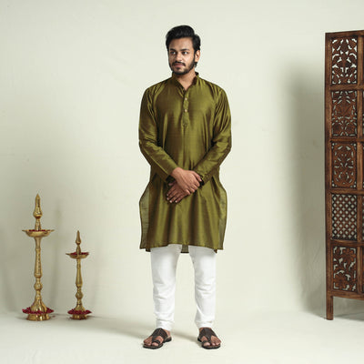 silk men kurta