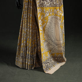 Kalamkari Printed Cotton Saree 11