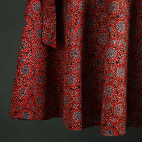Ajrakh Hand Block Print Cotton Wrap Around Skirt 30