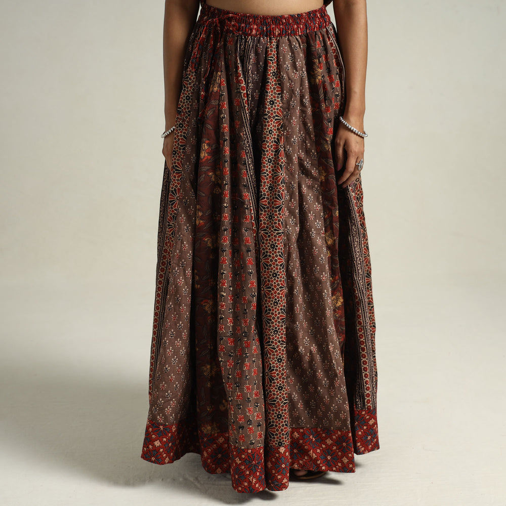 Ajrakh Patchwork Skirt 