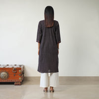 Block Printed Cotton Straight Ajrakh Kurta 31