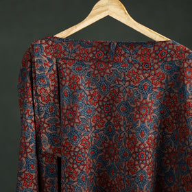 Ajrakh Hand Block Print Cotton Wrap Around Skirt 31