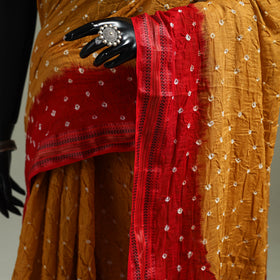 Kutch Tie-Dye Bandhani Cotton Saree with Blouse Piece 49