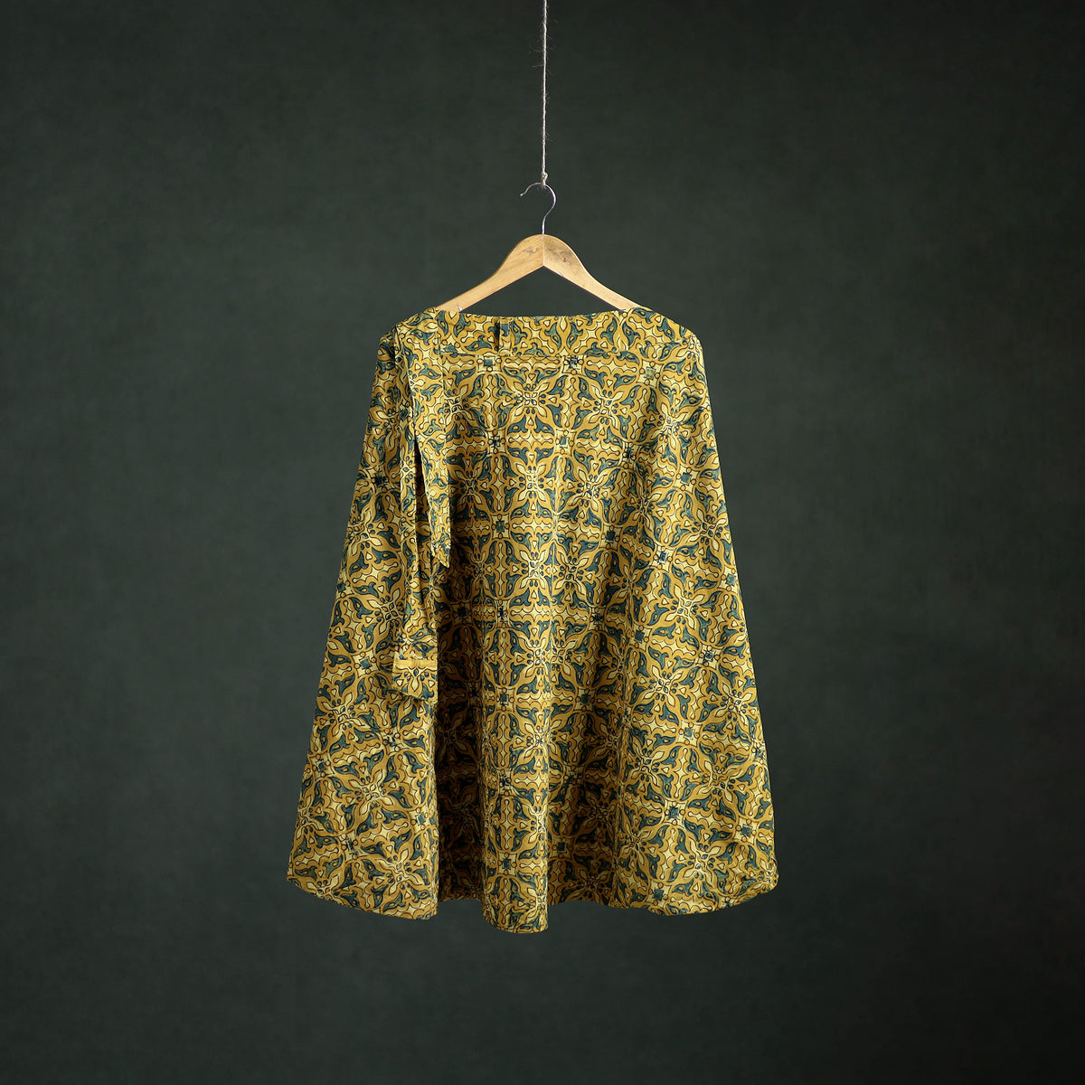 Ajrakh Hand Block Print Cotton Wrap Around Skirt 09