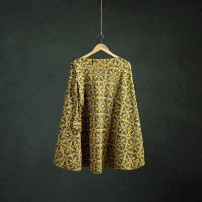 Ajrakh Hand Block Print Cotton Wrap Around Skirt 09
