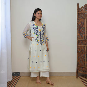 Jamdani Kurta with Dupatta Set