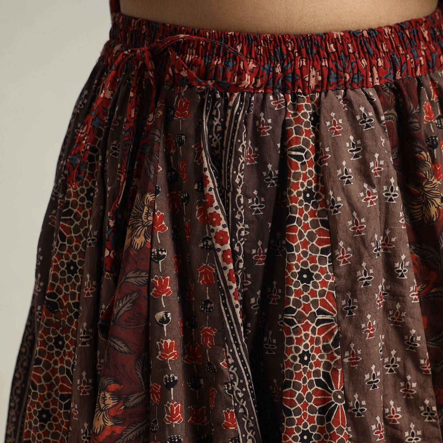 Ajrakh Patchwork Skirt 