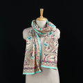 Ranihati Chanderi Silk Hand Embroidered Stole 01