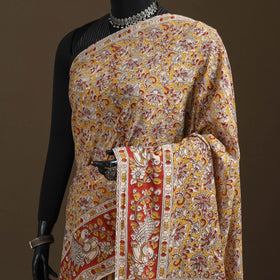 Kalamkari Printed Pure Cotton Saree 19