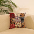 Buy Multicolor Handcrafted Cotton Patchwork Cushion Cover