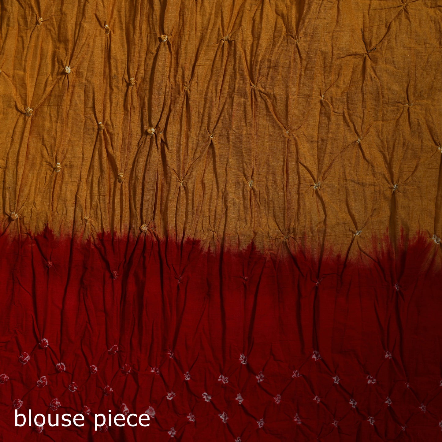 Kutch Tie-Dye Bandhani Cotton Saree with Blouse Piece 49